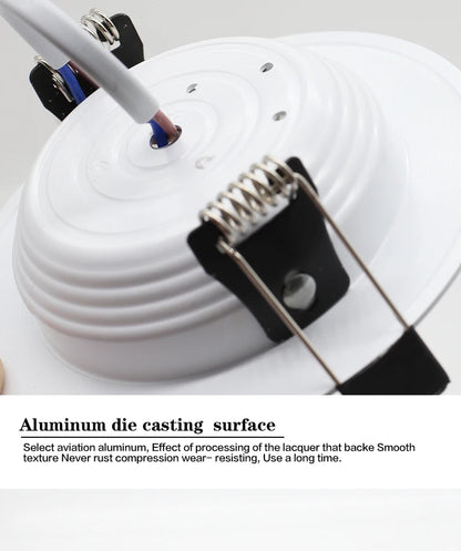 LED Downlight 7W 9W 12W 15W 18W AC 220V Spotlight Recessed Ceiling Lamp Spot Lights For Home Bedroom Kitchen Indoor Lighting LED - GlowMart