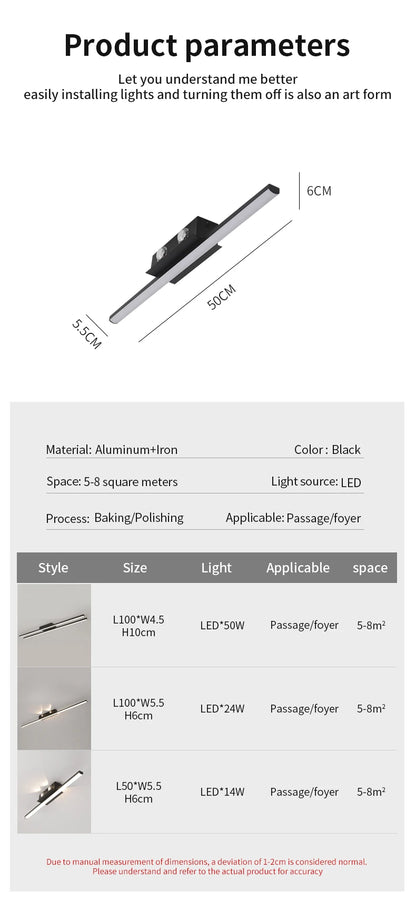 Ceiling Lamp Modern Living Room Light Restaurant 3-color Variable Light Home Decor Lighting Bedroom Balcony LED Ceiling Light