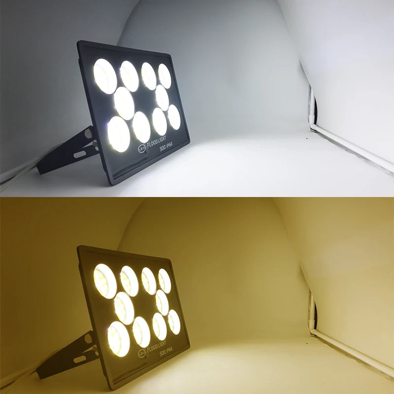 Led Flood Light 100W-1000W AC 220V Outdoor Wall Floodlight Spotlight IP66 Waterproof LED Street Lamp - GlowMart