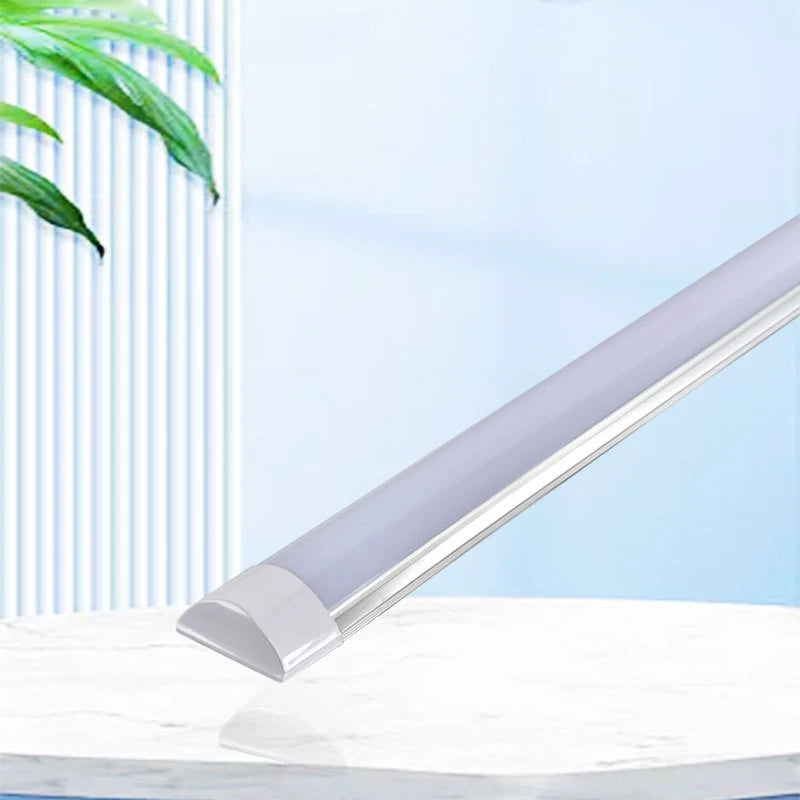 1pc Flat Purified LED Tube light 10W 0.3m 20W 57cm LED Batten Tube Bar Light Three Tri-Proof light  220v 3000k Nature 4000k 6000 - GlowMart