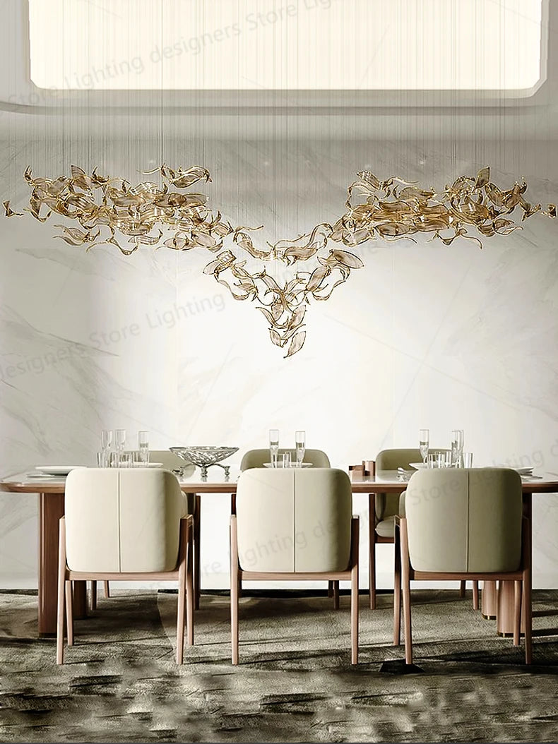 Pendant Luxury Chandelier Light For Living Room Pendant Light Kitchen Bar Dining Room Ceiling Hanging Lamp for Kitchen Island - GlowMart