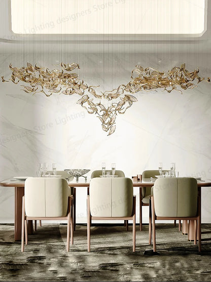 Pendant Luxury Chandelier Light For Living Room Pendant Light Kitchen Bar Dining Room Ceiling Hanging Lamp for Kitchen Island - GlowMart
