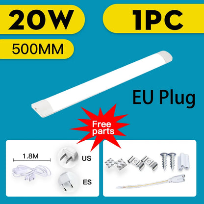 Led Tube Light 85-265V Led Bar Lamp Under Cabinets Lamp Tube Ceiling Wall Lamps Home Indoor Lighting Fixture For Kitchen Bedroom - GlowMart