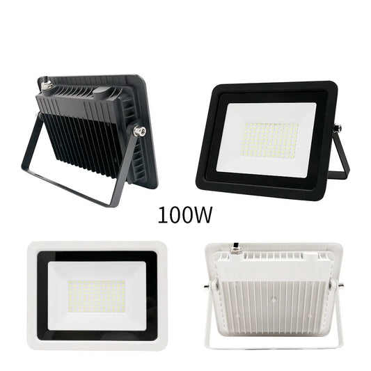 LED floodlight 110V/220V outdoor IP68 reflector light 100W 50W 30W 20W 10W spotlight street light wall light courtyard lighting. - GlowMart