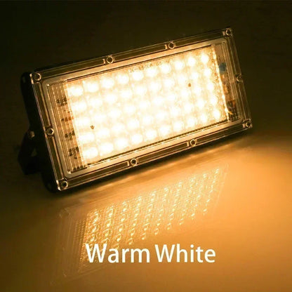 50W 100W Led Flood Light IP65 Waterproof AC 110V 220V Outdoor Floodlight Spotlight LED Reflector Street Lamp Wall Flood Lights - GlowMart