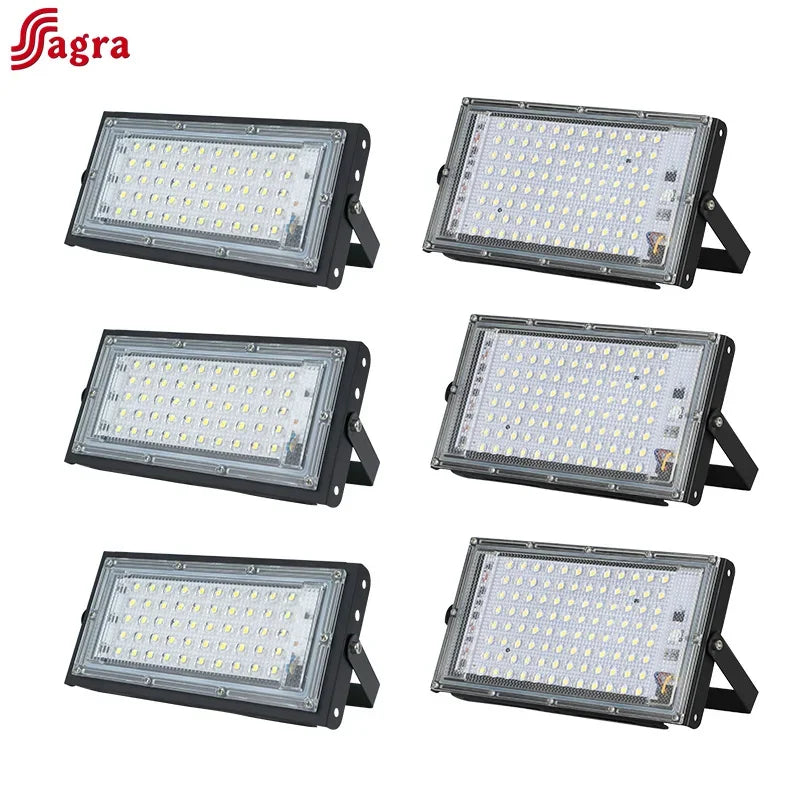 LED Flood Light 50W 100W Outdoor Lighting AC 110V 220V Floodlight IP65 Reflector Projecteur Led Exterieur Focus Spotlight - GlowMart