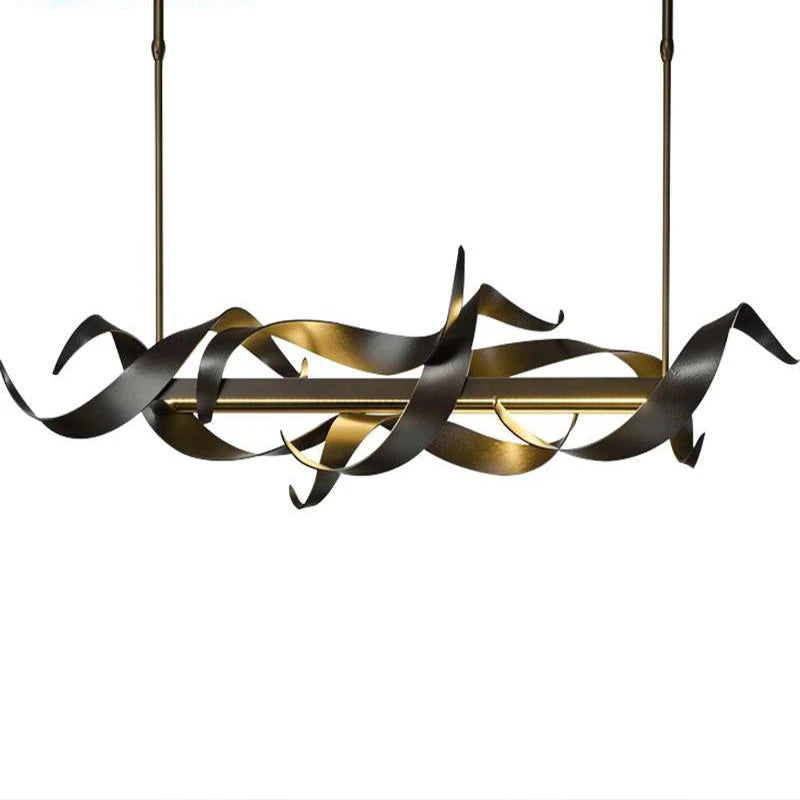 Nordic luxury restaurant chandelier decoration front attic LED chandelier retro light luxury bar chandelier lighting - GlowMart