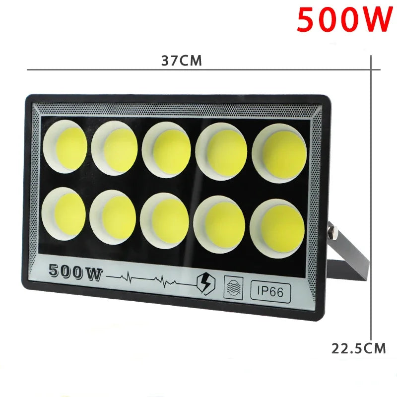 NEW 50/100W/200W/300W/400W/500W LED Floodlights Spotlight IP65 Waterproof Lamps Led Outdoor Flood Light Garden Street Lamps HOT - GlowMart