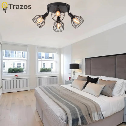 Aisle Lights Entrance Hallway Lights Modern And Simple Iron Art Living Room Bedroom Stair Lights Cloakroom LED Ceiling Lights