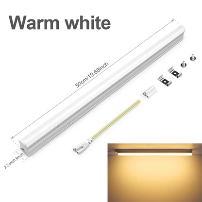 T5 Led Tube Light 220V 110V 230V 50cm Wall Lamp Bulb Light Lampada 15W Tobe lampa  For Home Indoor Basement Kitchen Lighting - GlowMart
