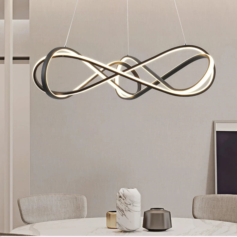 Modern LED Pendant Light DIY Chandelier Lights For Dining Room Living Room Bar Kitchen Room Ceiling Hanging Lamp Home Decor Lamp - GlowMart