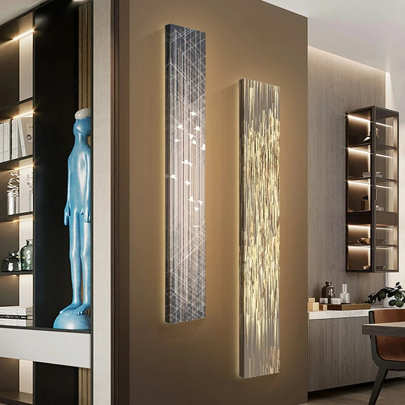 Modern Led indoor painting decoration strip art wall hanging lamp is applicable to the lighting of living room and hotel - GlowMart