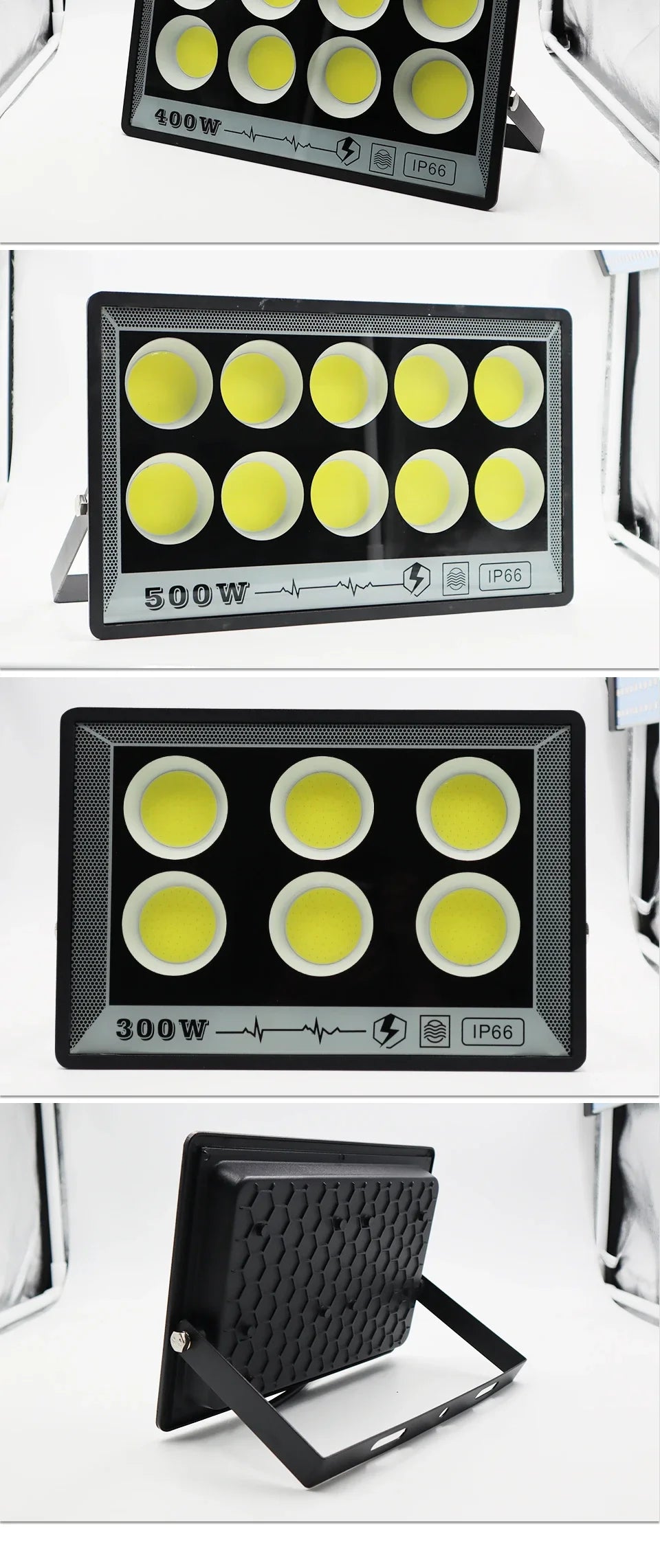 NEW 50/100W/200W/300W/400W/500W LED Floodlights Spotlight IP65 Waterproof Lamps Led Outdoor Flood Light Garden Street Lamps HOT - GlowMart