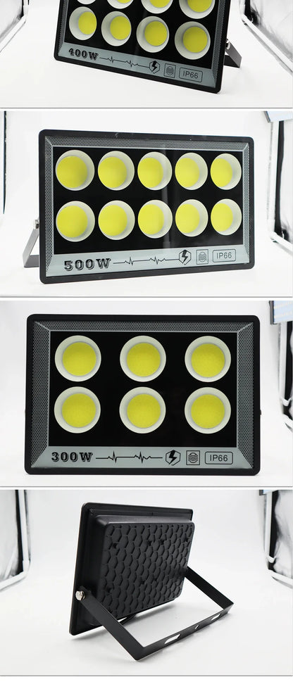 NEW 50/100W/200W/300W/400W/500W LED Floodlights Spotlight IP65 Waterproof Lamps Led Outdoor Flood Light Garden Street Lamps HOT - GlowMart