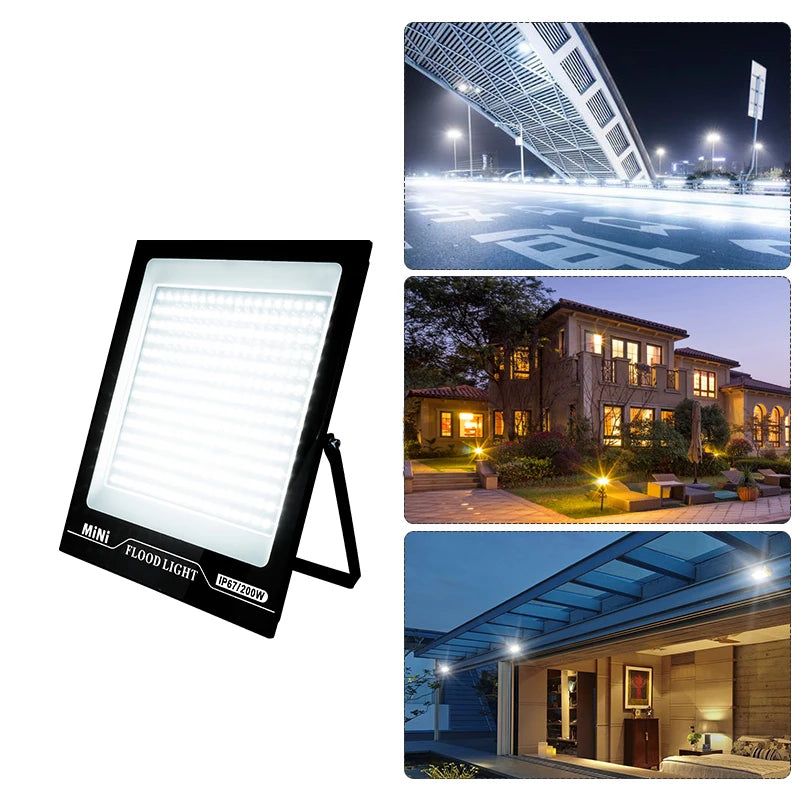 LED Flood Light 10W 20W 30W 50W 100W AC 220V Reflector Spotlight Street Light Wall Lamp IP67 Waterproof Outdoor Garden Lighting - GlowMart