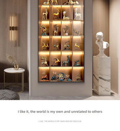 Modern Light Luxury Entrance LED Decorative Painting Home Decoration Living Room Bedroom Sofa Background Corridor Mural Light - GlowMart