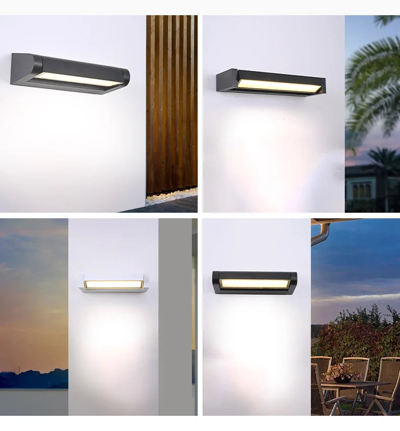 LED Lights Outdoor Porch Light Sconces Exterior Wall Light Fixtures Waterproof Lamp for Home Decoration Patio Doorway Wall Lamp - GlowMart