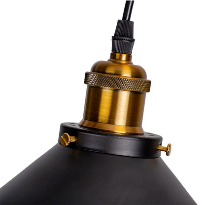 Vintage LED Iron Lampshade Retro Chandeliers Russia Pendant Lights for Loft Kitchen Dining Bedroom Home Lighting Hanging Lamp - GlowMart