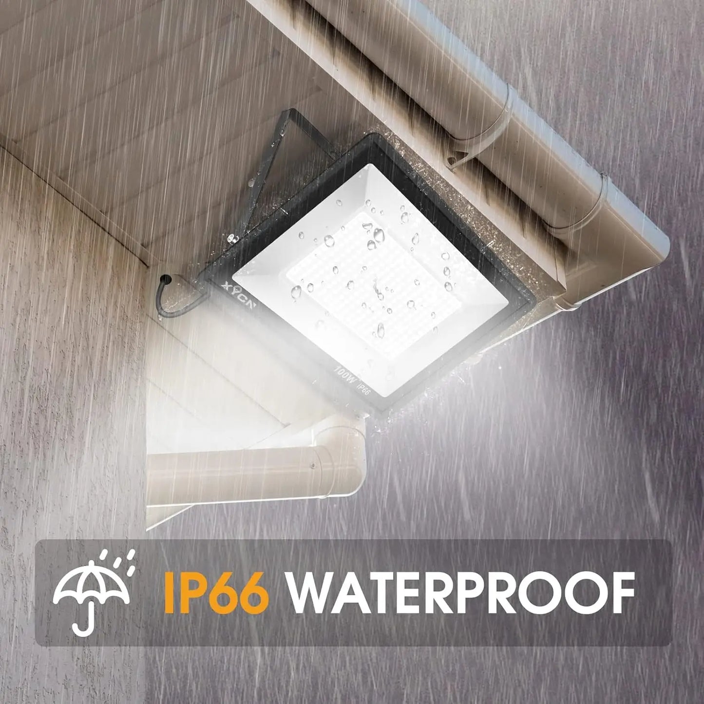 Outdoor LED Flood Lights 10W 20W 30W 50W 100W Bright Security Light IP66 Waterproof White Floodlight for Garage Garden Stadium - GlowMart