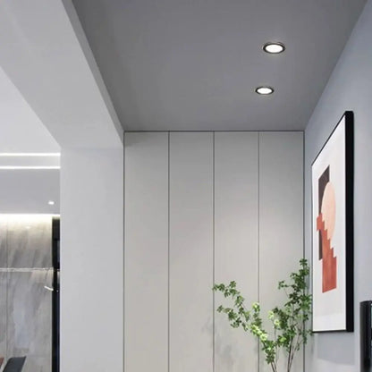 Durable Recessed LED Downlight Spot Light Energy Saving Down Lights Anti Glare Tricolor Dimmable Ceiling Spot Lights Living room - GlowMart