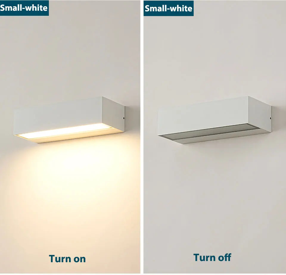 LED Outdoor Porch Wall Sconces Aluminum Exterior Wall Light Fixtures IP65 Waterproof Lamp for House Patio Doorway Garage Decorat - GlowMart