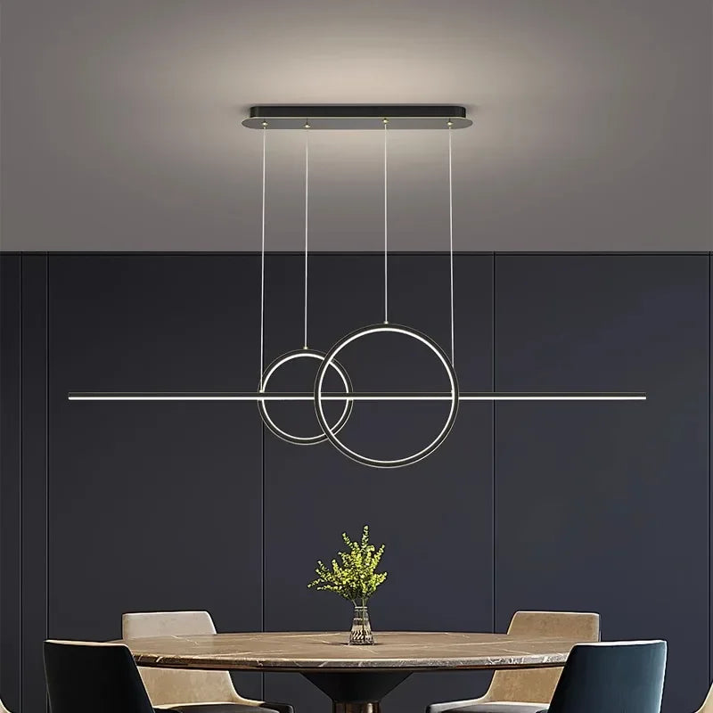Modern Minimalist LED Pendant Lights for Living Dining Room Kitchen Food Tables Study Chandelier Home Decor Lusters Luminaires - GlowMart