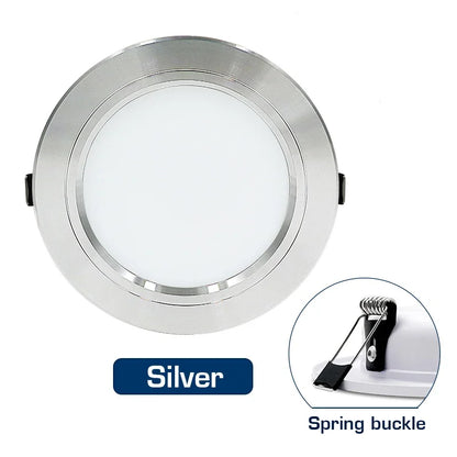 Led Downlight Recessed Round Ceiling Lamps DC 12V 24V AC110V 220V 5W 9W 12W 15W 18W Spotlight For Home Decor Living Room - GlowMart