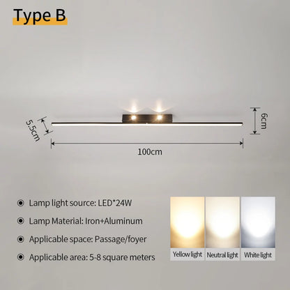 Ceiling Lamp Modern Living Room Light Restaurant 3-color Variable Light Home Decor Lighting Bedroom Balcony LED Ceiling Light