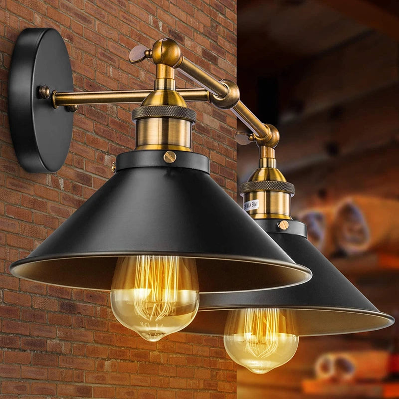 Vintage Pendant Light Loft Retro Chandelier Pendant Lamp E27 Base Industrial Hanging light Edison Home Lighting for Living Room - GlowMart