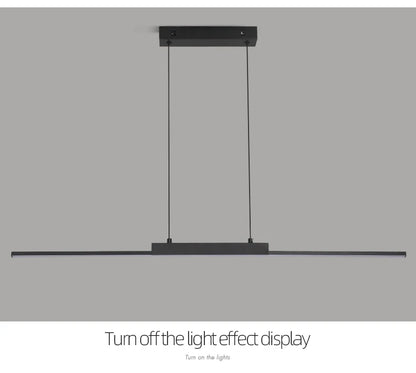 Pendant Light Modern Simple Dining Room Light For Wall Kitchen Long Chandelier Living Room Pendant Lamp Home Decoration Lighting - GlowMart