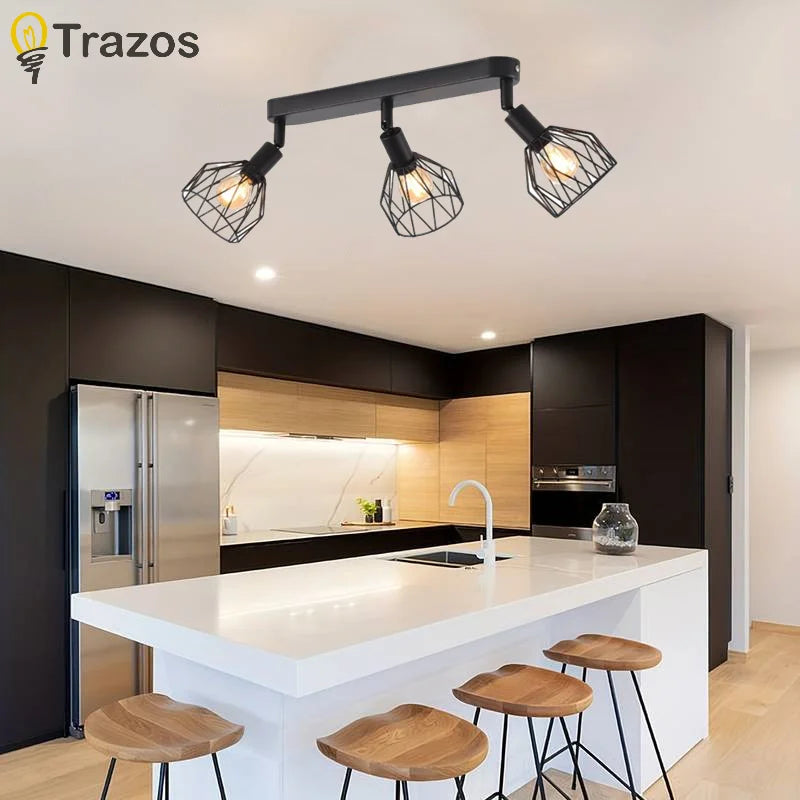 Aisle Lights Entrance Hallway Lights Modern And Simple Iron Art Living Room Bedroom Stair Lights Cloakroom LED Ceiling Lights