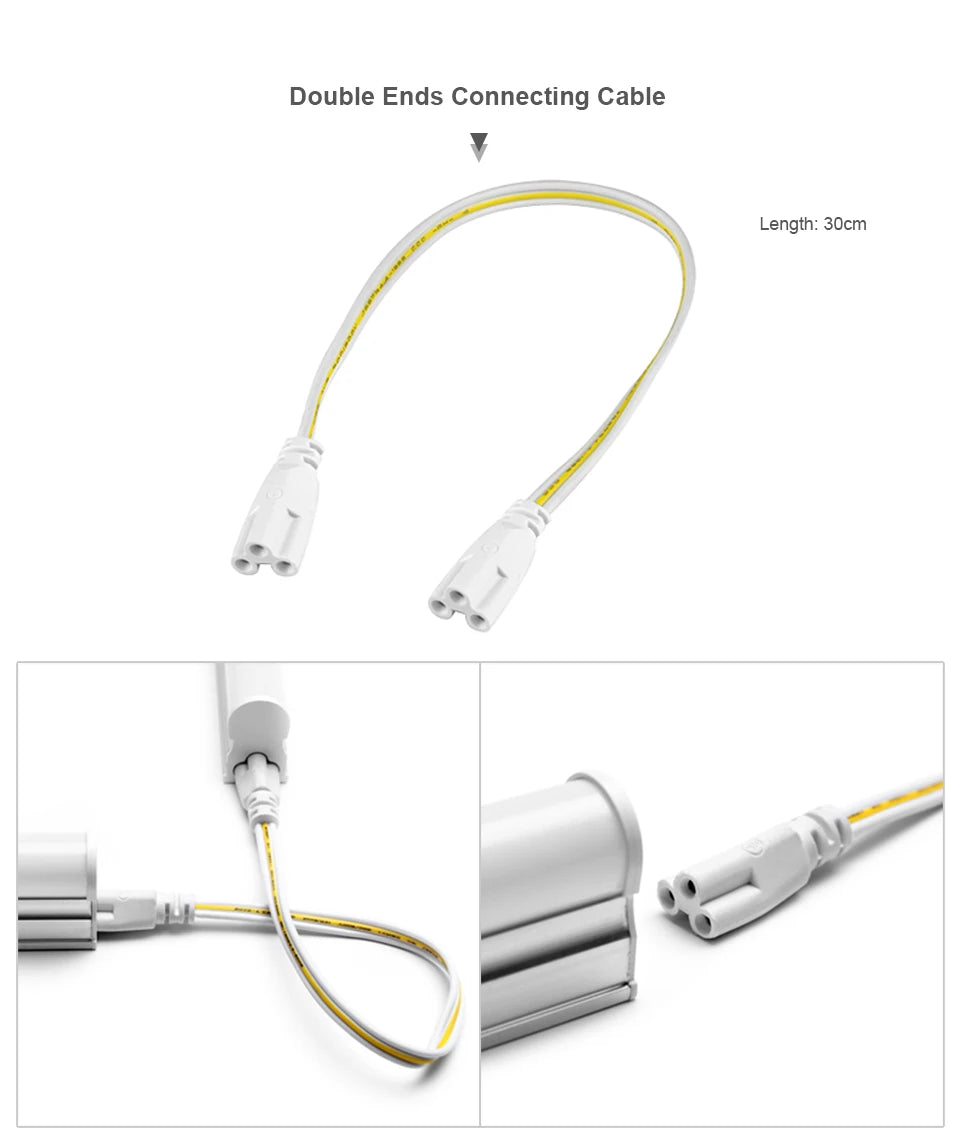 Latest T5 LED Lamp Tube 50CM/19.69in Aluminum Alloy Shell SMD 2835 220V 110V For Kitchen Vestibule Hallway Bedroom Wall Lighting - GlowMart