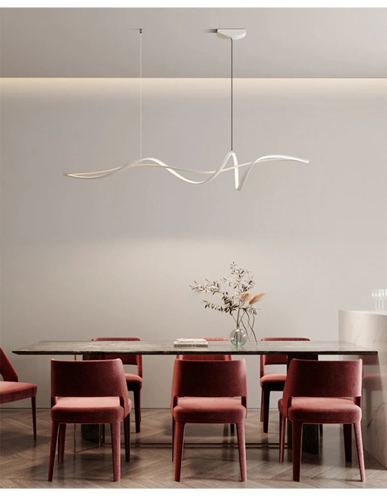 Creative Dining Room Pendant Lamp Modern LED Pendant Light For Living Room Kitchen Study Minimalist Home Decoration Hanging Lamp - GlowMart