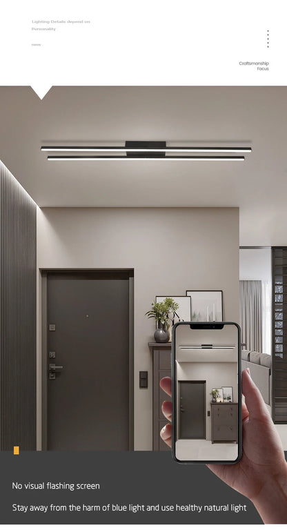 Ceiling Lamp Modern Living Room Light Restaurant 3-color Variable Light Home Decor Lighting Bedroom Balcony LED Ceiling Light