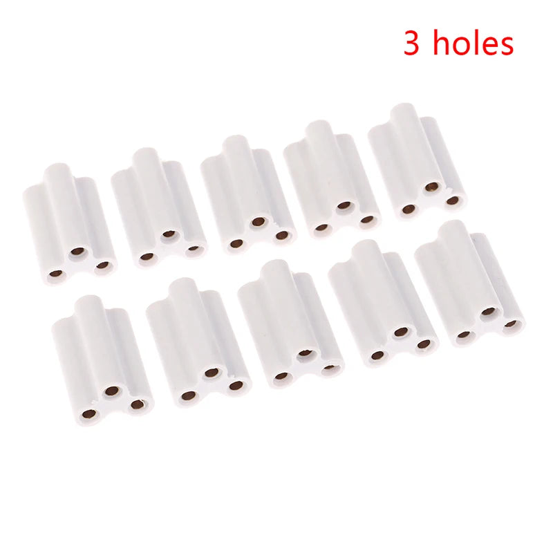 10Pcs Led Light And Fluorescent Connector Seamless Joint Unit Be Used In T5 T8 Tube Lamp 2 Pins 3 Pins Connectors Joints - GlowMart