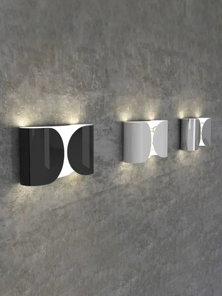 Modern LED wall lamps Dining Living room indoor artistic decorative lighting Bedroom bedside black gold white metal wall lamps - GlowMart