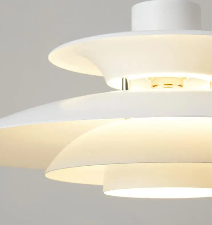 Danish Design LED Art Pendant Light Multicolor Umbrella Hanging Chandelier Living Dining Room Restaurant Lustre Pendant Lamp - GlowMart