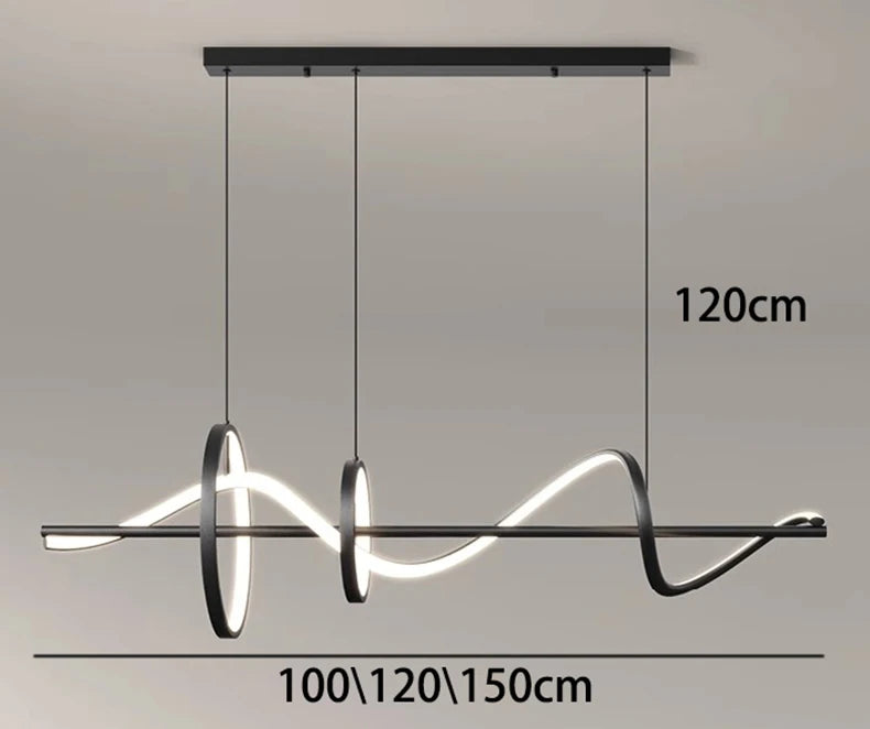 bedroom decor Pendant lamp led lights for room indoor Chandelier lighting Chandeliers Ceiling lamps for living room decoration - GlowMart