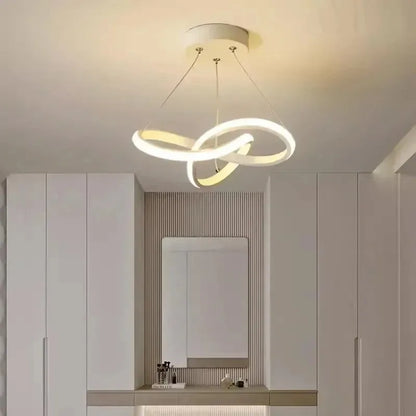 DARHYN Modern LED Pendant Light Creative Hanging Light Irregular Streamlined Design Suitable For Indoor Lighting In Restaurants - GlowMart