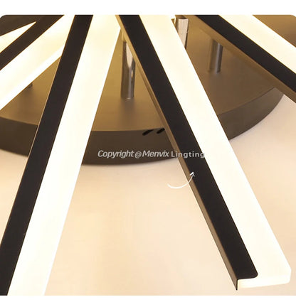 Ceiling Light Simple Modern Bedroom Atmosphere Duplex Villa Hall Nordic Lamps Minimalist Living Room Lamp Room Ceiling Lights