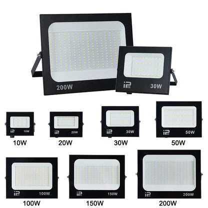 200W LED Flood light Spotlight Projector Outdoor Lighting 6500k Waterproof IP66 for Wall Garage Gym Street 220V - GlowMart