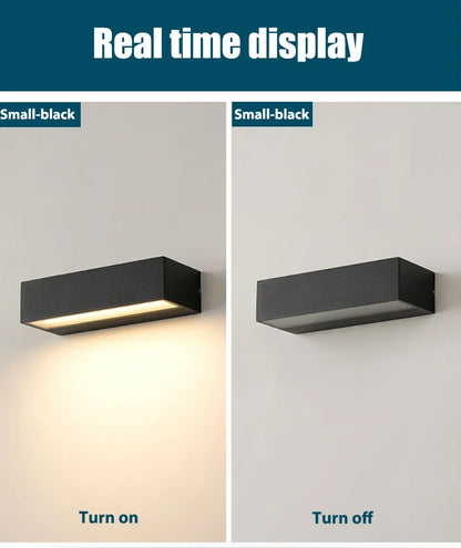 LED Outdoor Porch Wall Sconces Aluminum Exterior Wall Light Fixtures IP65 Waterproof Lamp for House Patio Doorway Garage Decorat - GlowMart