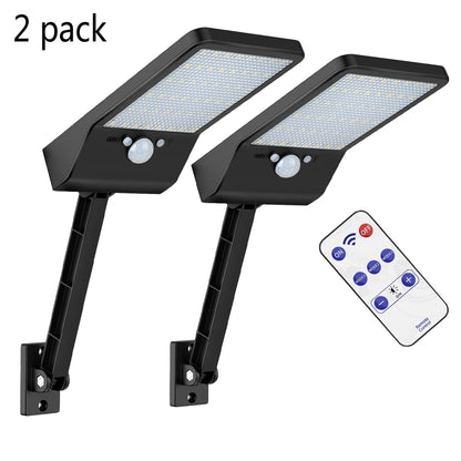 Solar Street Lights Outdoor Solar Lamp With Motion Sensor Security Lighting for Garden Patio Path Yard 3 Light Mode Waterproof - GlowMart