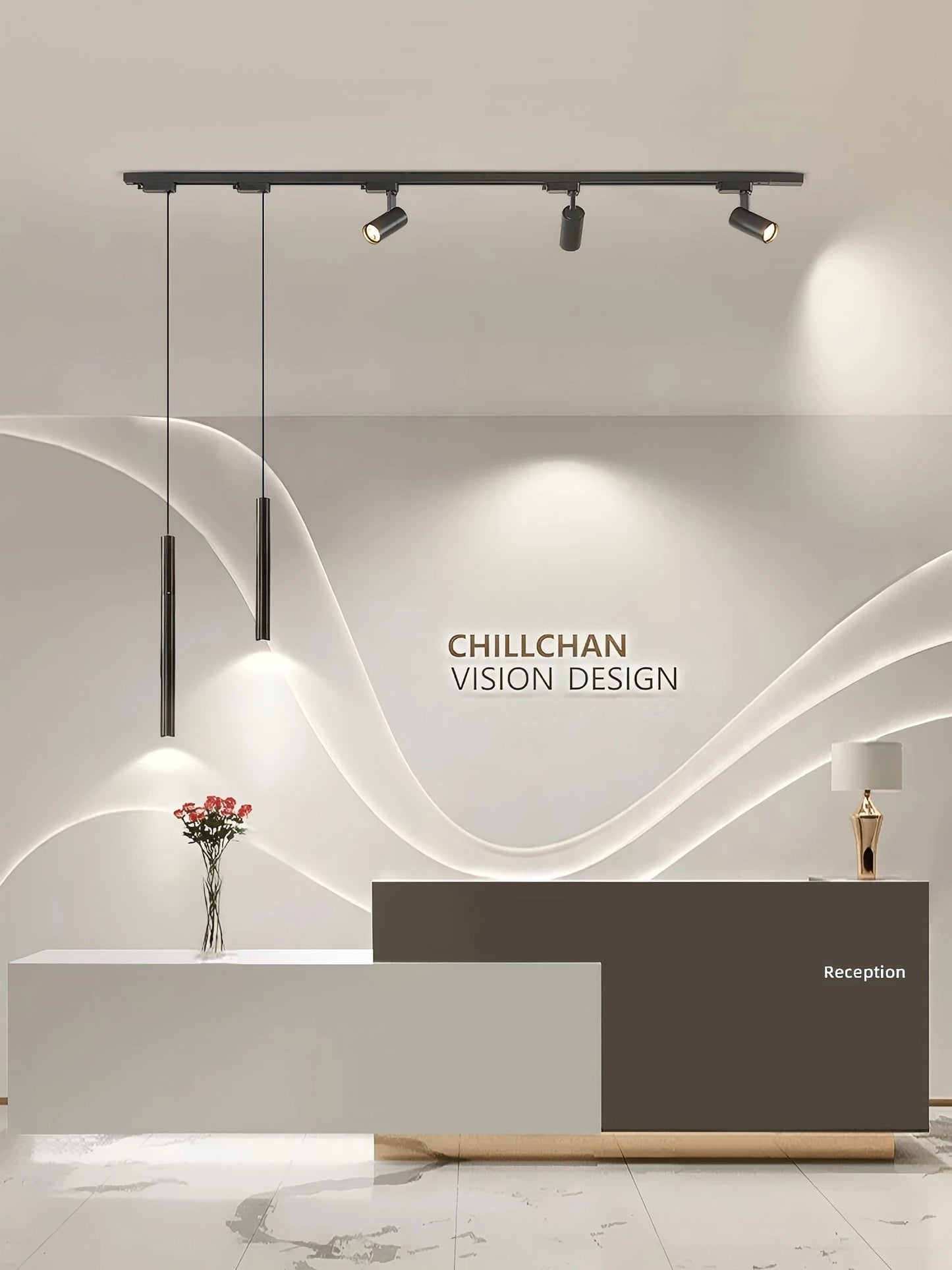 Surface mounted track lights, spotlights, LED restaurant chandeliers, living rooms without main lights, bar lamps, desk lamps - GlowMart