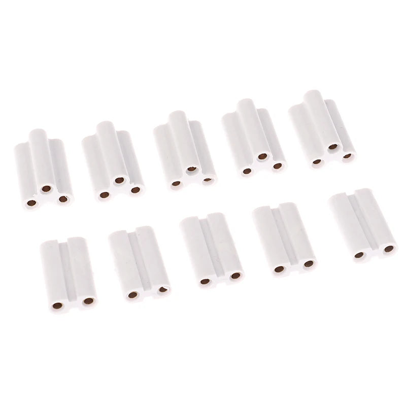 10Pcs Led Light And Fluorescent Connector Seamless Joint Unit Be Used In T5 T8 Tube Lamp 2 Pins 3 Pins Connectors Joints - GlowMart