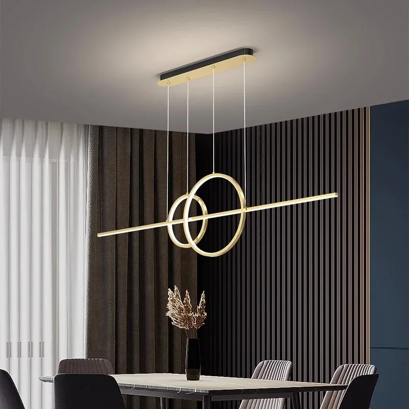 Modern Minimalist LED Pendant Lights for Living Dining Room Kitchen Food Tables Study Chandelier Home Decor Lusters Luminaires - GlowMart