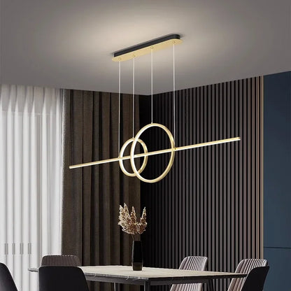 Modern Minimalist LED Pendant Lights for Living Dining Room Kitchen Food Tables Study Chandelier Home Decor Lusters Luminaires - GlowMart