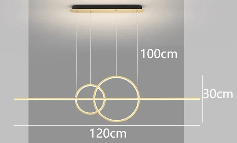 Modern Minimalist LED Pendant Lights for Living Dining Room Kitchen Food Tables Study Chandelier Home Decor Lusters Luminaires - GlowMart
