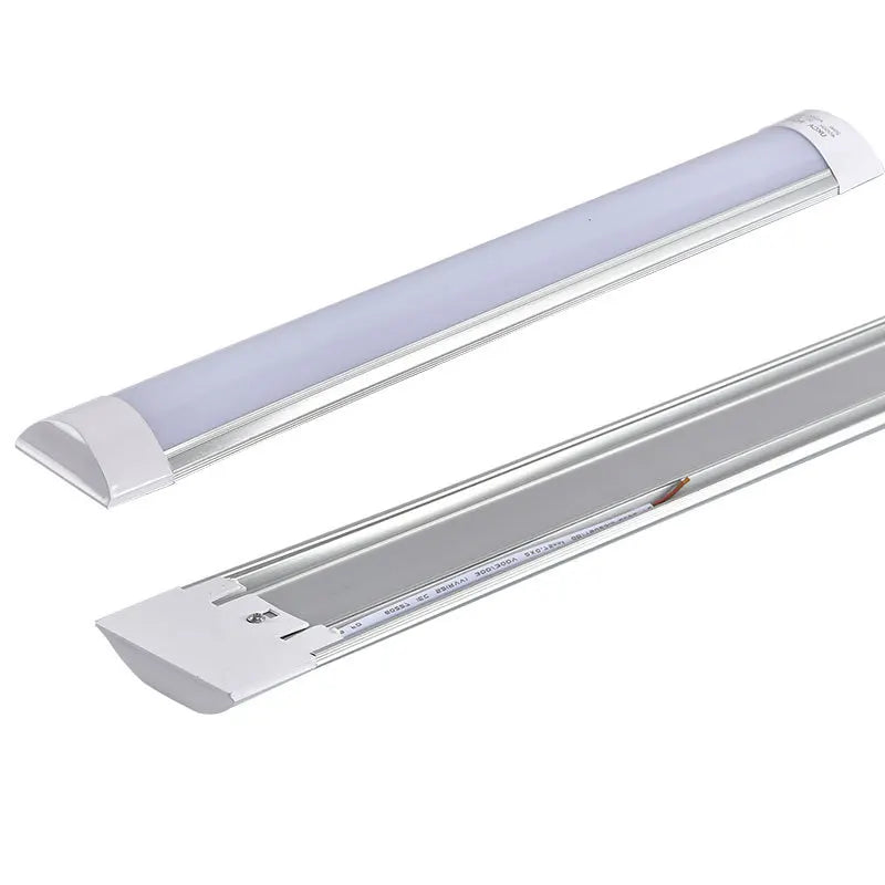 1pc Flat Purified LED Tube light 10W 0.3m 20W 57cm LED Batten Tube Bar Light Three Tri-Proof light  220v 3000k Nature 4000k 6000 - GlowMart
