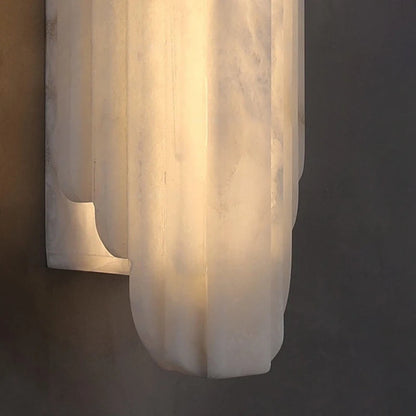 Luxury Marble Wall Lamp for Villa Living Room Corridor Stair Spanish Alabaster Decor Lighting French Postmodern Designer Light
